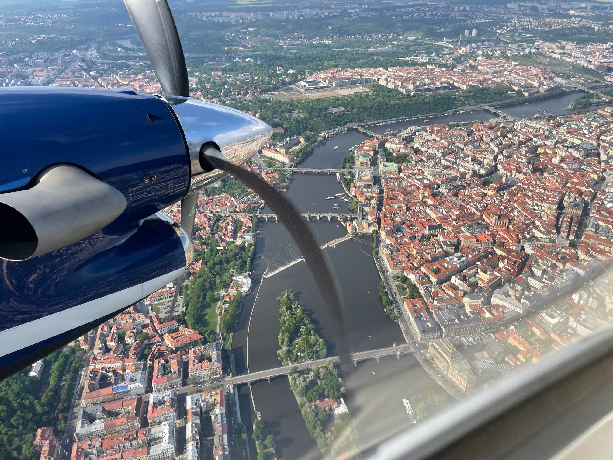 Flight Inspection Unit above Prague