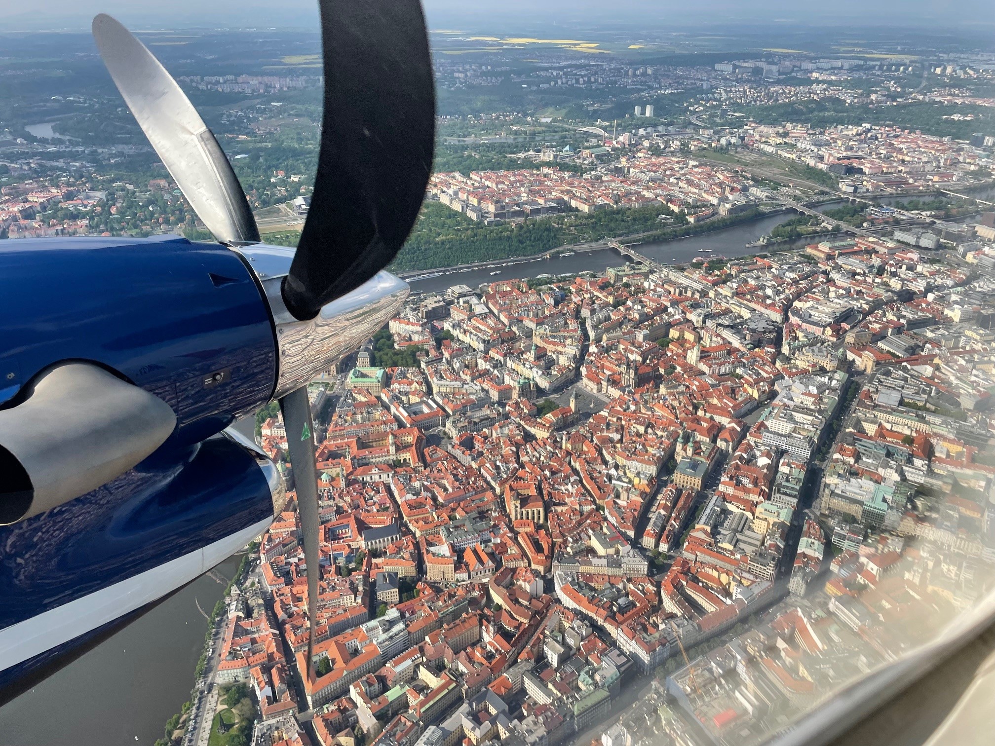 Flight Inspection Unit above Prague